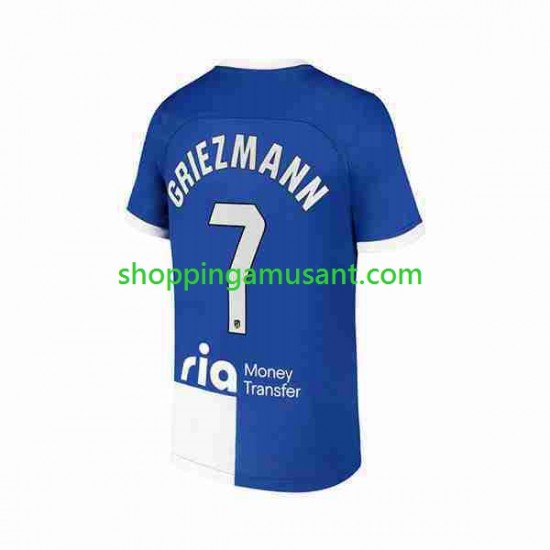Maillot de Foot Atlético Madrid 2 Antoine Griezmann 7 Homme Extérieur 2023-2024 Manche Courte