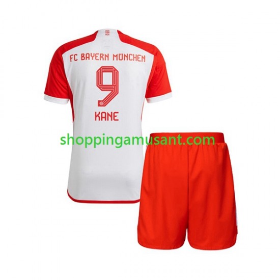 Maillot de Foot Bayern Munich Harry Kane 9 Enfant Domicile 2023-2024 Manche Courte