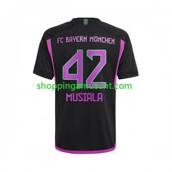 Maillot de Foot Bayern Munich Jamal Musiala 42 Homme Extérieur 2023-2024 Manche Courte