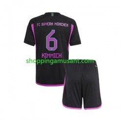 Maillot de Foot Bayern Munich Kimmich 6 Enfant Extérieur 2023-2024 Manche Courte