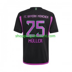 Maillot de Foot Bayern Munich Thomas Muller 25 Homme Extérieur 2023-2024 Manche Courte