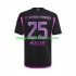 Maillot de Foot Bayern Munich Thomas Muller 25 Homme Extérieur 2023-2024 Manche Courte