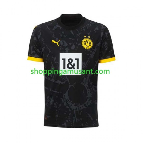 Maillot de Foot Borussia Dortmund Homme Extérieur 2023-2024 Manche Courte