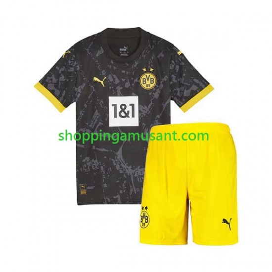 Maillot de Foot Borussia Dortmund Enfant Extérieur 2023-2024 Manche Courte