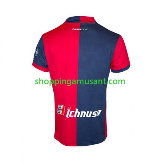 Maillot de Foot Cagliari Homme Domicile 2023-2024 Manche Courte