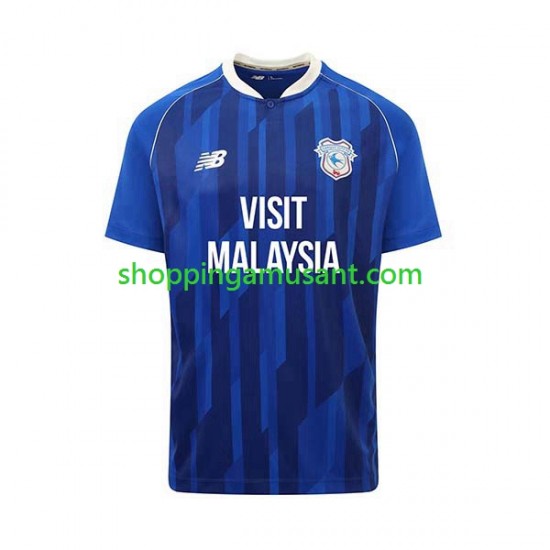 Maillot de Foot Cardiff City Homme Domicile 2023-2024 Manche Courte