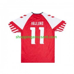 Maillot de Foot Danemark Rasmus Hojlund 11 Homme Domicile 2023-2024 Manche Courte