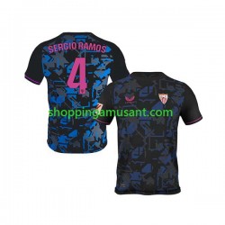 Maillot de Foot Séville FC Sergio Ramos 4 Homme Neutre 2023-2024 Manche Courte