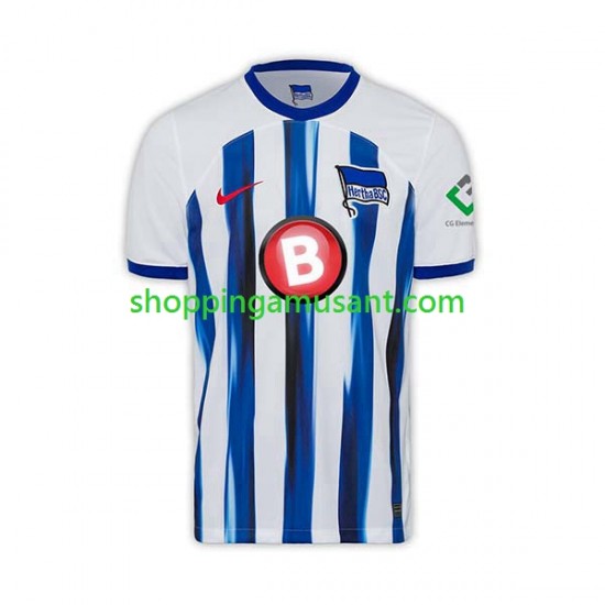 Maillot de Foot Hertha BSC Homme Domicile 2023-2024 Manche Courte