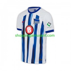 Maillot de Foot Hertha BSC Homme Domicile 2023-2024 Manche Courte