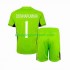 Maillot de Foot Italie Donnarumma 1 Gardien Enfant Domicile 2023 Manche Courte