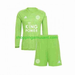 Maillot de Foot Leicester City Gardien Enfant Extérieur 2023-2024 Manche Longue