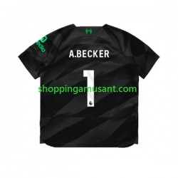 Maillot de Foot Liverpool A.Becker 1 Gardien Homme Extérieur 2023-2024 Manche Courte