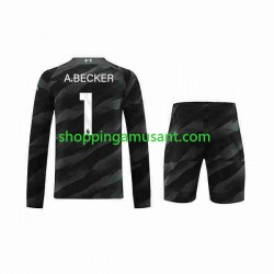Maillot de Foot Liverpool A.Becker 1 Gardien Enfant Extérieur 2023-2024 Manche Longue
