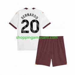Maillot de Foot Manchester City Bernardo Silva 20 Enfant Extérieur 2023-2024 Manche Courte
