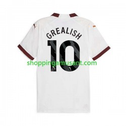 Maillot de Foot Manchester City Jack Grealish 10 Homme Extérieur 2023-2024 Manche Courte