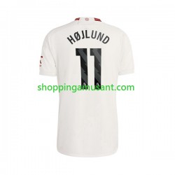 Maillot de Foot Manchester United Rasmus Hojlund 11 Homme Neutre 2023-2024 Manche Courte