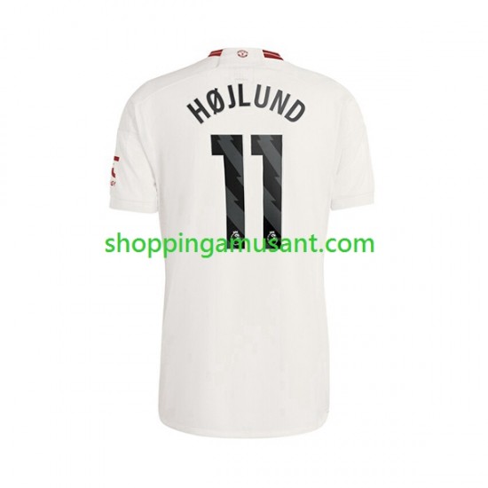 Maillot de Foot Manchester United Rasmus Hojlund 11 Homme Neutre 2023-2024 Manche Courte