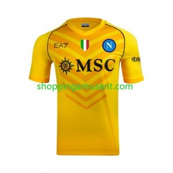 Maillot de Foot Naples Gardien Homme Extérieur 2023-2024 Manche Courte