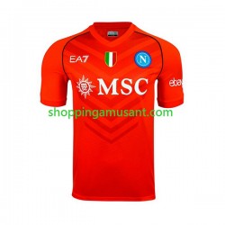 Maillot de Foot Naples Gardien Homme Domicile 2023-2024 Manche Courte