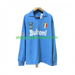 Maillot de Foot Naples 1987 1988 Rétro Homme Domicile Manche Longue