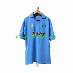 Maillot de Foot Naples 1989 1990 Rétro Homme Domicile Manche Courte