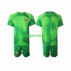 Maillot de Foot Norvège Gardien Enfant Domicile 2022 Manche Courte