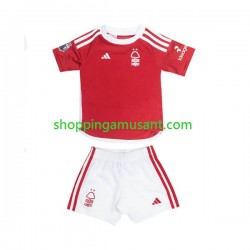 Maillot de Foot Nottingham Forest Enfant Domicile 2023-2024 Manche Courte