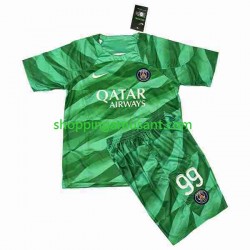 Maillot de Foot Paris Saint-Germain Donnarumma 99 Gardien Enfant Domicile 2023-2024 Manche Courte