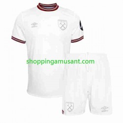Maillot de Foot West Ham United Enfant Extérieur 2023-2024 Manche Courte