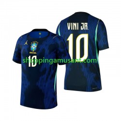 Maillot de Foot Brésil Vinicius Junior 10 Homme Extérieur Coupe du Monde 2026 Manche Courte