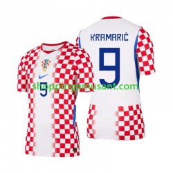 Maillot de Foot Croatie Andrej Kramaric 9 Homme Domicile Coupe du Monde 2026 Manche Courte