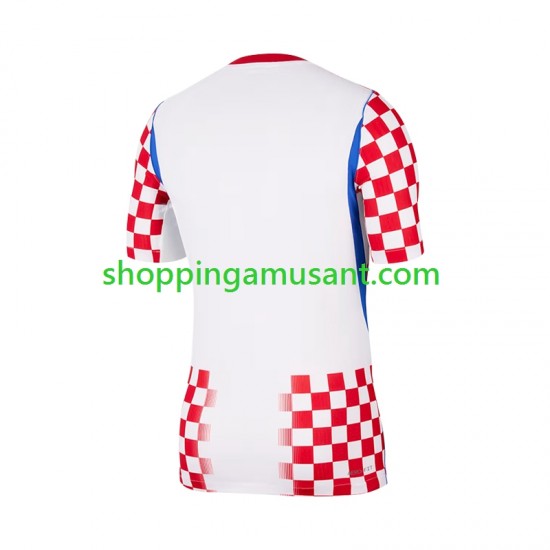 Maillot de Foot Croatie Homme Domicile Coupe du Monde 2026 Manche Courte