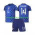 Maillot de Foot Croatie Ivan Perisic 14 Enfant Extérieur Coupe du Monde 2026 Manche Courte