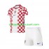 Maillot de Foot Croatie Enfant Domicile Coupe du Monde 2026 Manche Courte