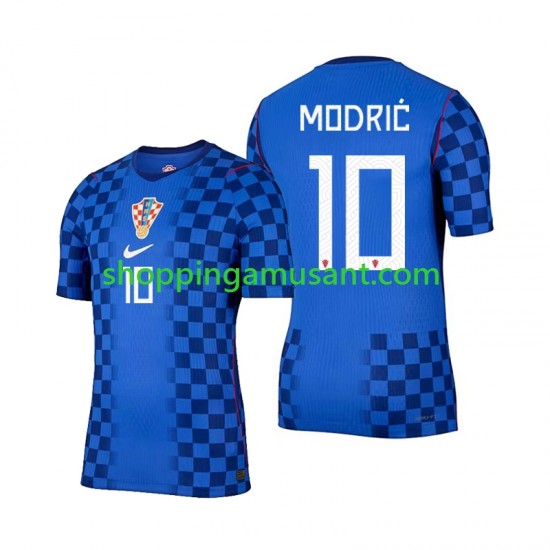 Maillot de Foot Croatie Modrić Luka 10 Homme Extérieur Coupe du Monde 2026 Manche Courte