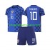 Maillot de Foot Croatie Modrić Luka 10 Enfant Extérieur Coupe du Monde 2026 Manche Courte