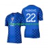 Maillot de Foot Croatie Luka Vuskovic 22 Homme Extérieur Coupe du Monde 2026 Manche Courte