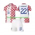 Maillot de Foot Croatie Luka Vuskovic 22 Enfant Domicile Coupe du Monde 2026 Manche Courte