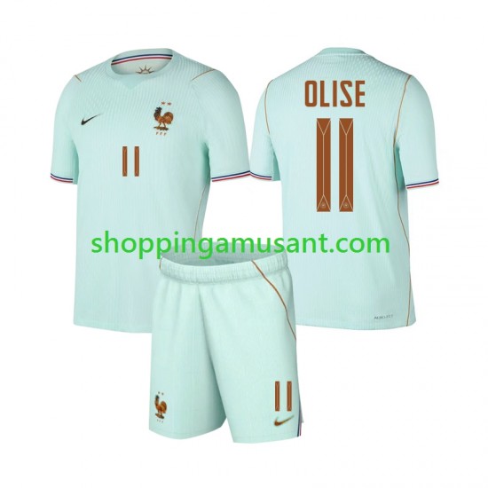 Maillot de Foot France Michael Olise 11 Enfant Extérieur Coupe du Monde 2026 Manche Courte