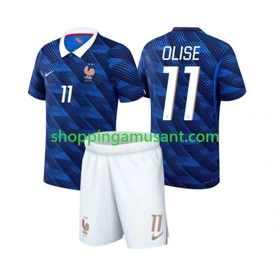 Maillot de Foot France Michael Olise 11 Enfant Domicile Coupe du Monde 2026 Manche Courte