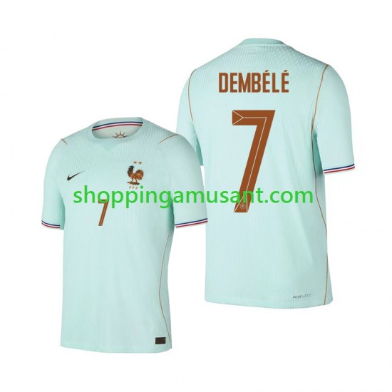 Maillot de Foot France Ousmane Dembele 7 Homme Extérieur Coupe du Monde 2026 Manche Courte