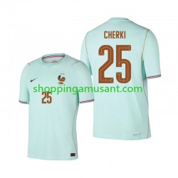 Maillot de Foot France Rayan Cherki 25 Homme Extérieur Coupe du Monde 2026 Manche Courte
