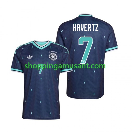 Maillot de Foot Allemagne Kai Havertz 7 Homme Extérieur Coupe du Monde 2026 Manche Courte