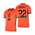 Maillot de Foot Pays-Bas Denzel Dumfries 22 Homme Domicile Coupe du Monde 2026 Manche Courte