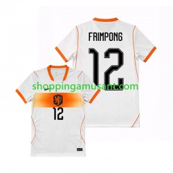 Maillot de Foot Pays-Bas Jeremie Frimpong 12 Homme Extérieur Coupe du Monde 2026 Manche Courte