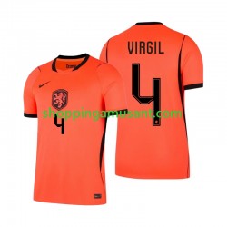 Maillot de Foot Pays-Bas Virgil van Dijk 4 Homme Domicile Coupe du Monde 2026 Manche Courte