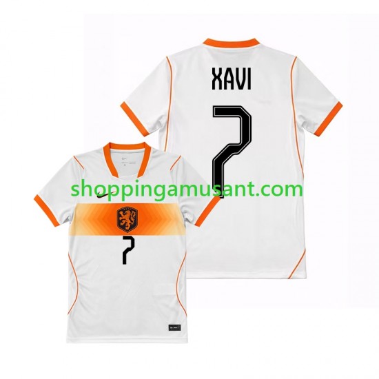 Maillot de Foot Pays-Bas Xavi Simons 7 Homme Extérieur Coupe du Monde 2026 Manche Courte