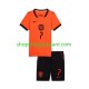 Maillot de Foot Pays-Bas Xavi Simons 7 Enfant Domicile Coupe du Monde 2026 Manche Courte