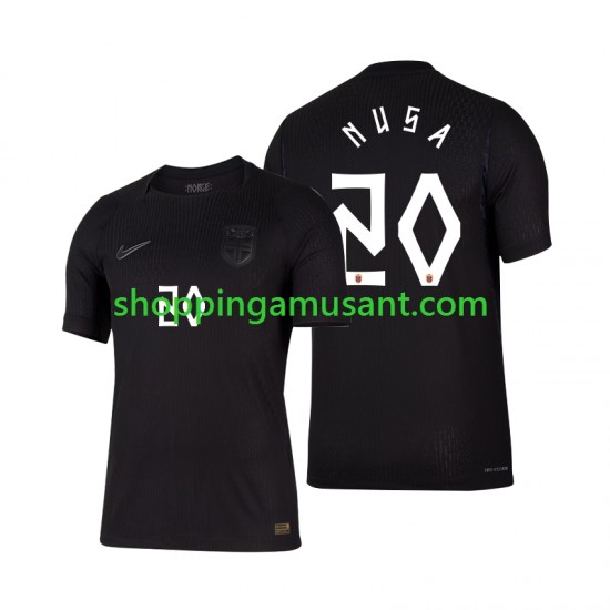 Maillot de Foot Norvège Antonio Nusa 20 Homme Extérieur Coupe du Monde 2026 Manche Courte